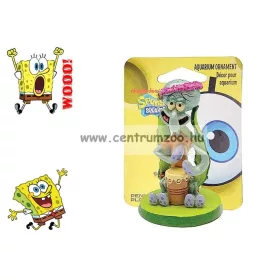   Spongebob Spongyabob Dekoráció Tintás Tunyacsáp 5Cm Akvárium Dekorációs Szobrocska (040542)