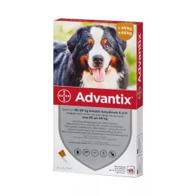   Advantix Spot on 1x6ml kullancs és bolha elleni csepp 40-60kg közti kutyáknak