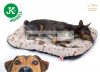 Jk Animals Dog Velvet Brown-Bone Pamut Kutyapárna 69X48Cm (45776-1) Medium