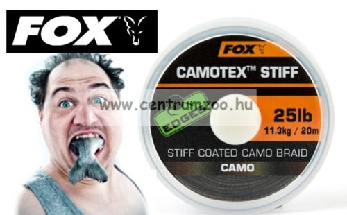 Fox Edges™ Camotex Stiff 25Lb - 20M (Cac739) Előkezsinór