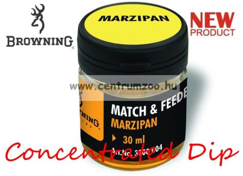Browning Match & Feeder Dip Yellow/Brown Marzipan 30Ml Tömény Dip (3900004) - Marcipán