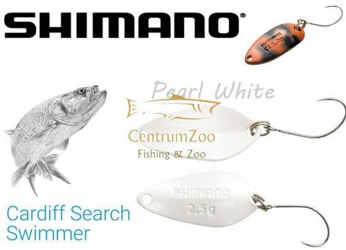 Shimano Cardiff Search Swimmer 2.5g 16S Pearl White  (5Vtr225Qd6)