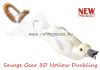 Savage Gear 3D Hollow Duckling Weedless S 7.5Cm 15G 04-White Kiskacsa Csukára, Harcsára  (57652)