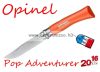 Opinel Pop & Fuchsia Adventurer Zsebkés 8Cm Pengehosszal (001426) - Tangerine