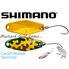  Shimano Cardiff Wobble Swimmer 2,5G Mustard Gold Camo 24T (5Vtr025L24)