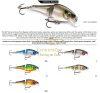 Rapala Bxjsd06 Balsa Extreme Jointed Shad Rap 6Cm 7G Wobbler - Yp Színben