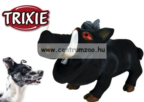 Trixie Latex Wildschwein Dog Toy Játék Vaddisznó Közepes Kutyáknak Röfögő Hanggal (Trx35497)