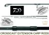 Daiwa Crosscast Extension Carp Rods 10Láb 3,05M 3,5 Libra 2 Részes Bojlis Bot (11560-309)