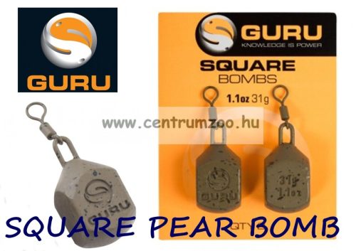 Guru Square Leads Bomb Feeder Ólom 1,5Oz 43G (Gl04)