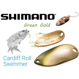  Shimano Cardiff Roll Swimmer Premium Plating 1.5g Green Gold 73T (5Vtrm15R73)