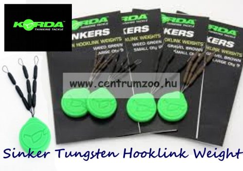 Korda Sinker Tungsten Hooklink Weight Small - Előkesúly 12Db (Ksksg Ksksb)