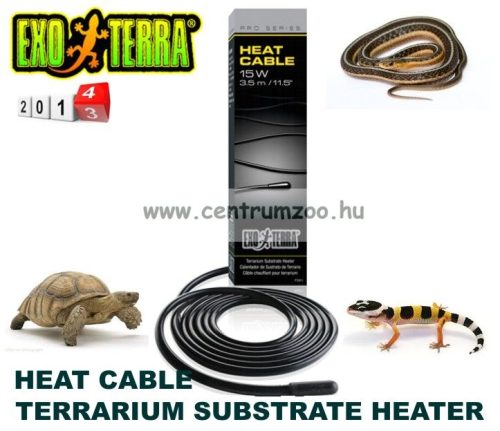 Exo-Terra Terra Heat Cable Talajfűtő Kábel 15W 3,5M (Pt2011)