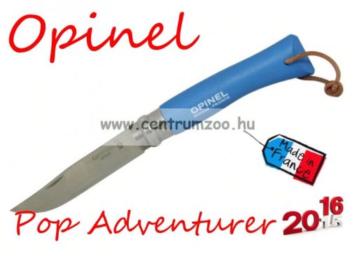 Opinel Pop & Fuchsia Adventurer Zsebkés 8Cm Pengehosszal (001441) - Sky Blue
