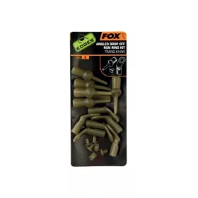   Fox Edges™ Angled Drop Off Run Ring Kit - Trans Khaki 6Db Szerelék Szett (Cac600)