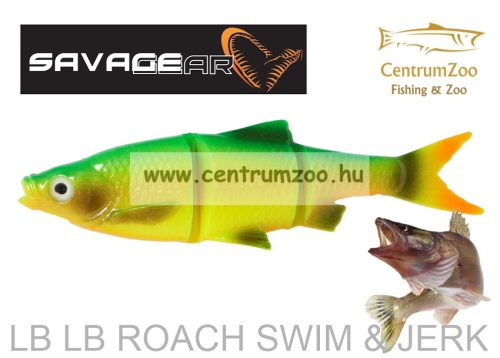 Savage Gear Lb Lb Roach Swim & Jerk 10.5Cm Gumihal Firetiger (61894)