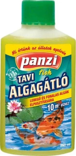 Panzi - Tavi Algagátló árnyékoló 250 ml hatásos árnyékoló, fényvédő 10m3 tóhoz (Algásodás Ellen)