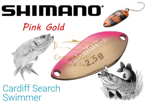 Shimano Cardiff Search Swimmer 2.5g 62T Pink Gold (5Vtr225Q62)