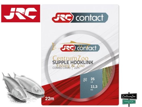 Jrc Contact Supple Hooklink Combo Camo 22M 30Lb Horogelőke (1553976)
