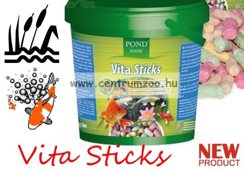 Pondzoom Vitasticks - Kerti Tavi Főeleség Extra Vitaminnal 1Liter (Pz3391)