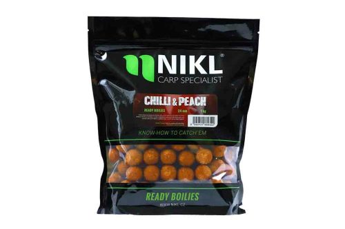 Nikl Carp Specialist - Ready Chilli Peach Bojli 1kg 30mm