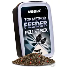   HALDORÁDÓ Top Method Feeder Pellet Box - WHITE CARP 400g (HD29479)