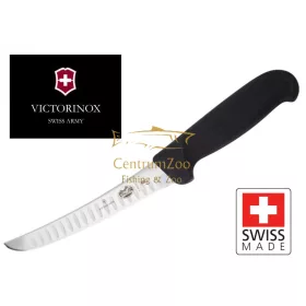   Victorinox Fibrox Knife Black - Csontozókés 15Cm Íves, Barázdált Pengével (5.6523.15)