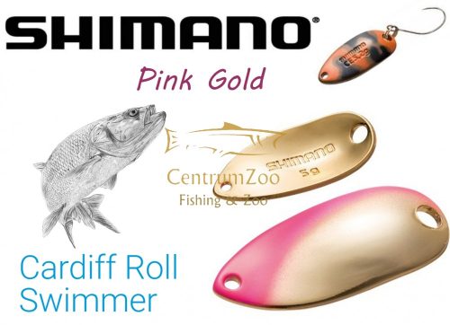 Shimano Cardiff Roll Swimmer Premium Plating 1.5g Pink Gold 72T (5Vtrm15R72)
