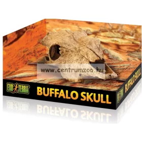  Exo-Terra Buffalo Skull - Bölény Koponya Formájú Búvóhely Hüllők Részére  13X9X24Cm (Pt2857)