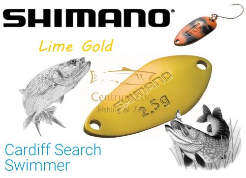 Shimano Cardiff Search Swimmer 1.8g 64T Lime Gold (5Vtr218Q64)