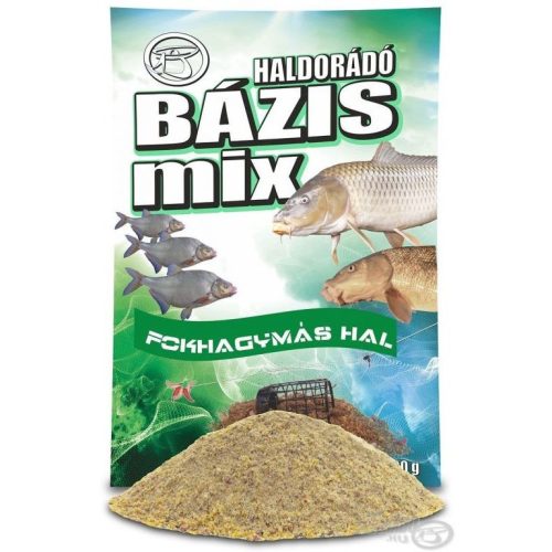 Haldorádó Bázis Mix - fokhagymás hal etetőanyag 2,5Kg