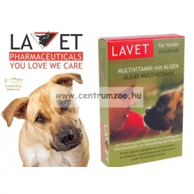   Lavet Multivitamin Mit Algen - Vitamin Készítmény (Algás) Kutyák Részére 40G 50Db (030110003)