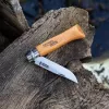 Opinel Tradition Carbon No.08 (C) zsebkés, bükk, bőr tokkal, díszdobozos (0-000815)