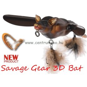 Savage Gear 3D Bat 10Cm 28G Black (58327) Denevér Formájú Mű