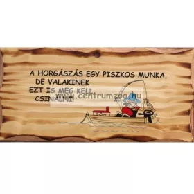 Fatábla Horgászás egy piszkos...   (Tref2-005)