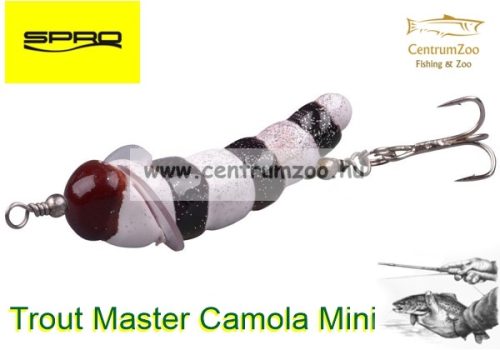 Spro Trout Master Camola Mini 2,5G 3Cm  Wobbler - White-Black  (4916-1007) Műcsali