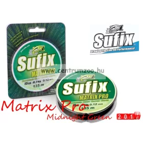   Sufix Matrix Pro New Braid 135M 0.12Mm 8,1Kg Midnight Green Fonott Zsinór