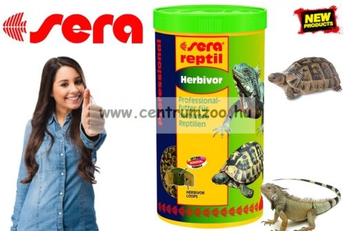 Sera Reptil Professional Herbivor  250Ml Prémium Teknőstáp (001810)