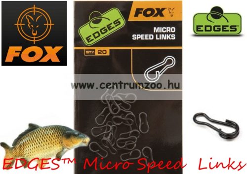 Fox Edges™ Micro Speed Links Gyorskapocs 20Db (Cac566)