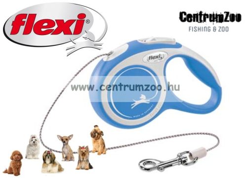 Flexi New Comfort Xs Cord Zsinóros Póráz 3M 8Kg - Kék (12873)