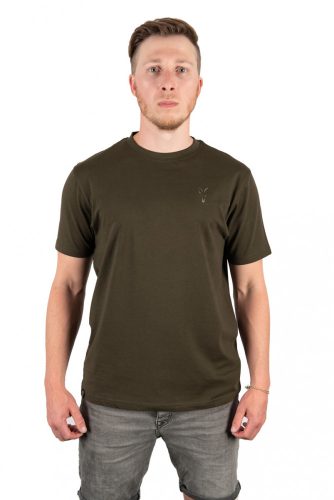 Fox Khaki T-Shirt - Large -  Horgász Póló (Cfx003)