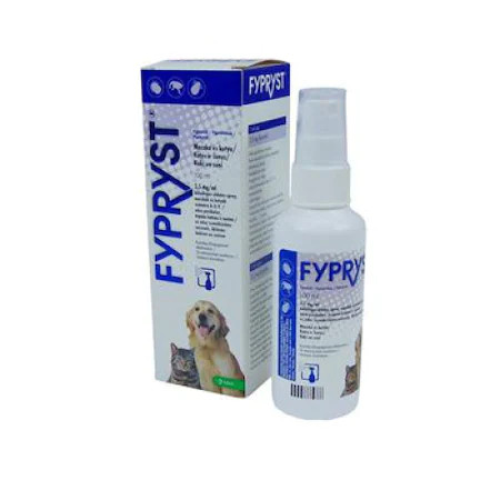 Fypryst Spray 100ml kullancs és bolha elleni spray kutyáknak cicáknak 2,5mg/ml (112396)