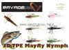 Savage Gear 3D Tpe Mayfly Nymph 5Cm 2.5G -  02-Olive (50672) Olajzöld