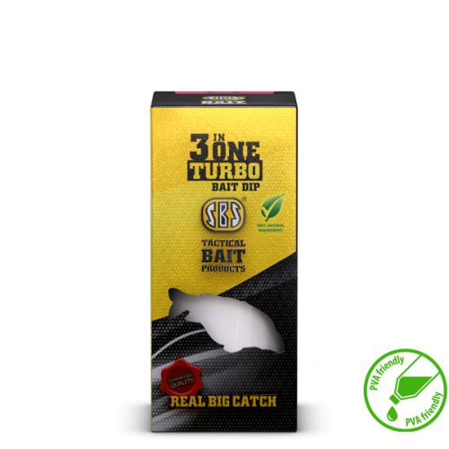 Sbs 3 In One Turbo Bait Dip - Green Crab (Zöld Rák)  80ml (14137)