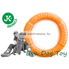   Jk Animals Eva Dog Toy Orange Kutya Játék Húzogató És Dobó Karika 17Cm  (46512-3)