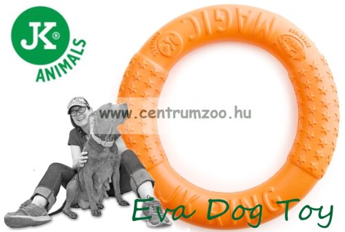 Jk Animals Eva Dog Toy Orange Kutya Játék Húzogató És Dobó Karika 17Cm  (46512-3)