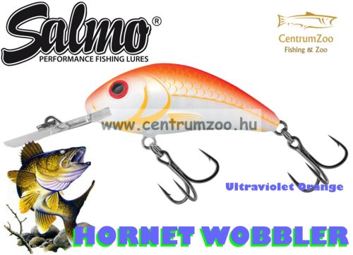 Salmo Rattlin’ Hornet Floating - 3.5Cm 3,1G Wobbler (Qrh275) Ultraviolet Orange