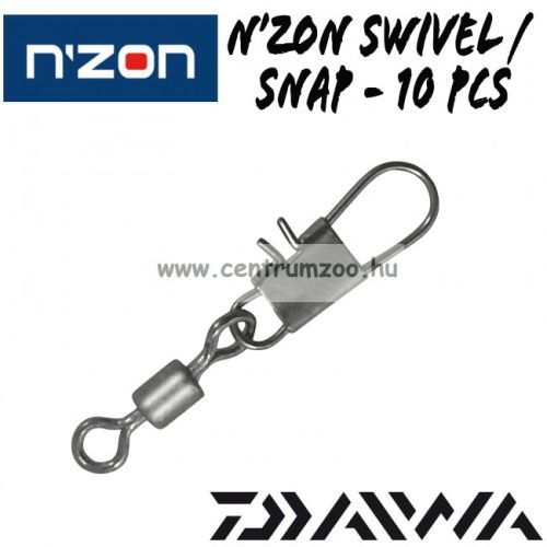 Daiwa N'Zon Feeder Snap Swivel 10-Es  10Db (13314-010)