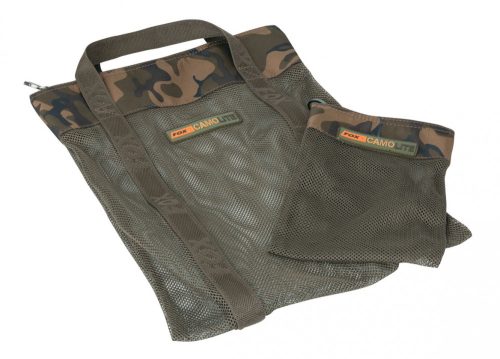 Fox Camolite Air Dry Bags - Medium + Hookbait Bag Bojli Szárító Táska 38X30Cm  (Clu385)