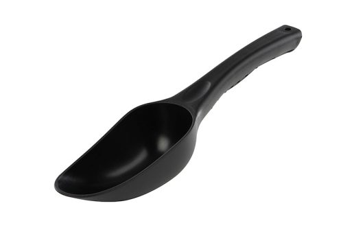 Spomb™ Scoop Baiting Spoon & Handle Black For Carp Fishing Etető Lapát (Dtl007)