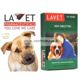   Lavet Skin Tabletten - Vitamin Készítmény (Bőrtápláló) Kutyák Részére 40G 50Db (030110004)